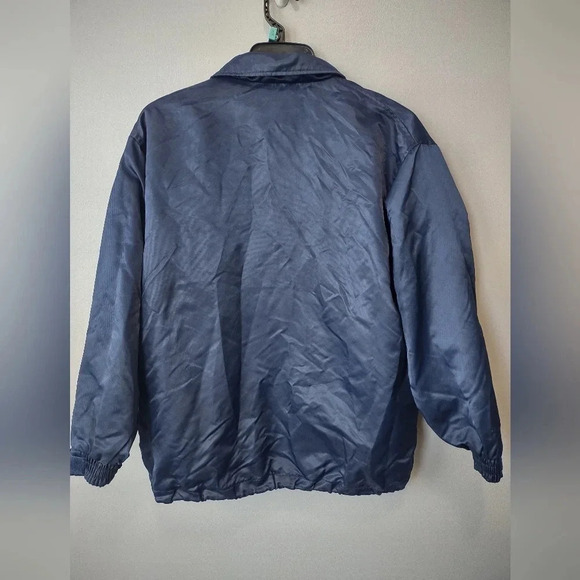 U S. Polo Assn. vintage women's jacket size L, blue/red accents pockets snaps - Picture 2 of 9